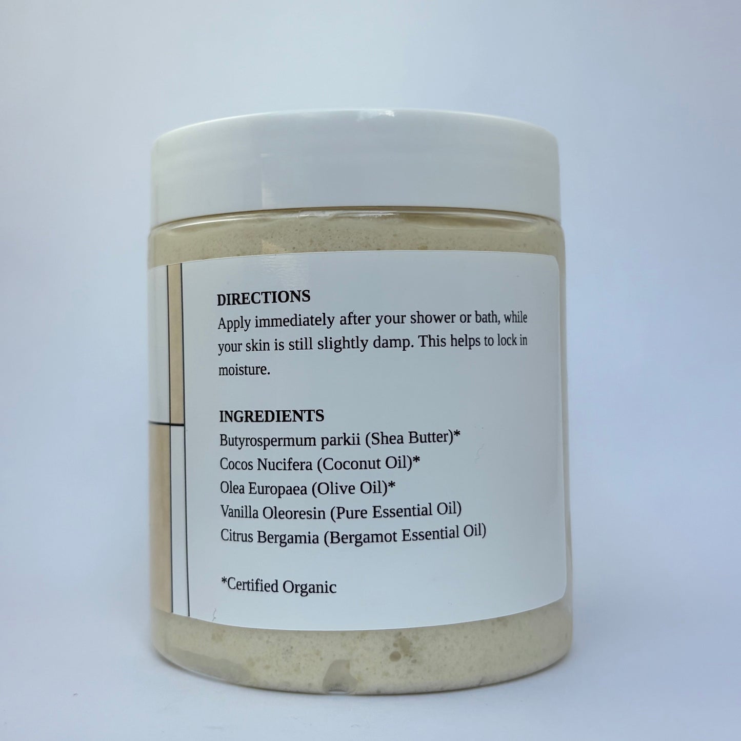 Vanilla Embrace Organic Whipped Body Butter