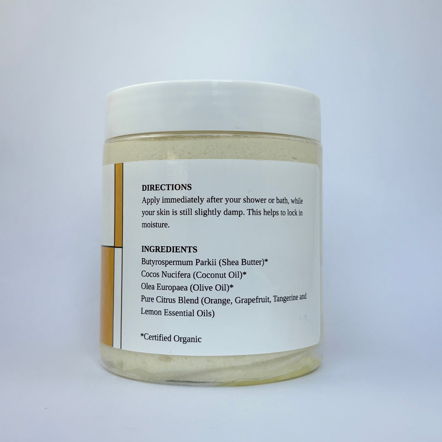 Citrus Melody Organic Whipped Body Butter
